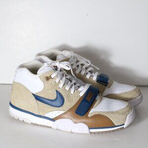 Nike Air Trainer 1 Men Sneaker 11 Limestone Valerian Blue dm0522-200  Suede